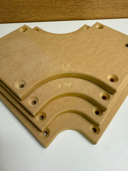 3655 Inside Corner Radius Template Set