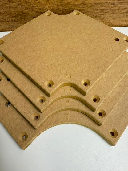 3655 Inside Corner Radius Template Set